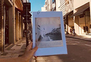 Percurso pela antiga zona